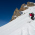 Belle neige de printemps pour un premier janvier