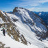 Arrivée au sommet du couloir Albert