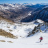 Belle ambiance dans cette face qui se remonte bien ski au pieds