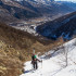Couloir de la douche, on passe en rive droite de poudre à croute à transfo à terre/cailloux en rive gauche en quelques mètres...