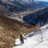 Couloir de la douche, on passe en rive droite de poudre à croute à transfo à terre/cailloux en rive gauche en quelques mètres...