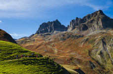 Départ du col du Glandon pour un bivouac en famille