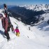 Apprentie alpiniste sur l'arête de la Jasse
