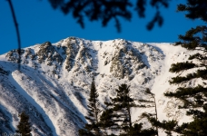 Quelques couloirs skiables, mais on n'est pas venu pour ça... 