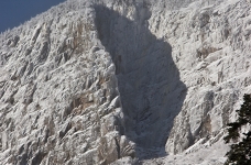 La falaise de Cannon après la tempête