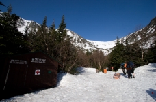 Au pied de Tuckerman Ravine et Hillman's Highway