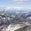 Branche glacée sur fond de Mt Washington dans son nuage