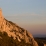 Coucher de soleil sur les falaises de la Sainte Victoire 