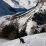 Avant de plonger dans le petit couloir qui ramène à la piste de l'Alpe du Lauzet