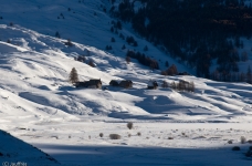 Village isolé dans la vallée des Fonds de Cervières