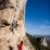 A la Sainte Victoire, secteur les dessous de la vierge : le Bénitier, 6c+