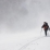 Montée à Lure dans le blizzard