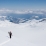 Direction l'Etendard, sur fond de Mt Blanc et Grande Casse