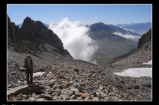 En direction du Grand Pic de la Lauzière