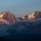 Derniers rayons sur la Meije depuis les Quirlies