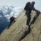 Arête Sud de la Chapelle de la Glière, dans le passage du rasoir (Thomas R et Guillaume P marquent chacun 1.5 pts)