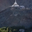 Shanti stupa au-dessus de Leh