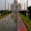 Reflet du Taj Mahal d'Agra