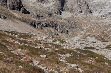 Montée au Soreiller et moment toujours magique quand la Dib' apparait au détour d'un lacet...