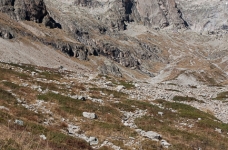 Montée au Soreiller et moment toujours magique quand la Dib' apparait au détour d'un lacet...