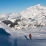 Descente coté soleil pour rejoindre la combe nord au col de la Forclaz