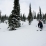 Neige un poil plus tassé du coté du Lost Lake qui porte bien son nom