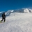 On arrive au sommet après avoir passé tout le reste de la montée dans un épais nuage...