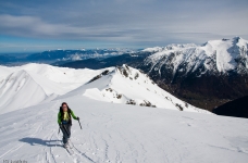 Arrivée au sommet