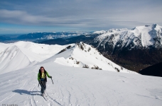 Arrivée au sommet