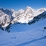 Toujours à l'ombre... Au fond la Barre des Ecrins