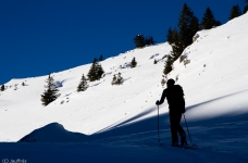 Montée au Grand Som depuis la Ruchère