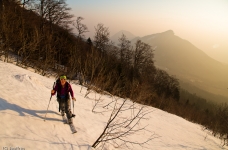 On s'extirpe du nuage de pollution vers 1500m