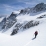 Sorti du couloir rive gauche pile sous le col du Monetier