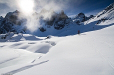 Lacs Roberts, le télésiège est toujours là et la neige aussi mais la station a fermé depuis belle lurette