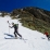 Couloir sud au-dessus du col de l'Aigleton