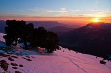 Quelques jours avant, Chamechaude sunset