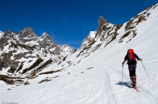 Montée au tout nouveau refuge du col de la Vanoise