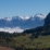 Neige sur Belledonne depuis le Vercors