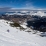 Neige réchauffée dans la combe est