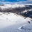 La neige vole moins mais encore pas mal sur le bas des moraines