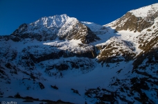 Combe nord du grand Armet au petit matin