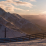 Retour à la maison, couchez de soleil sur Belledonne