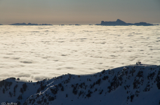 Petite sortie vespérale à la croix de Chamrousse