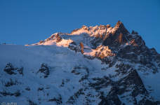 La Meije pas mal en glace...