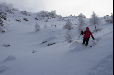 Sous le col du Prorel, coin habituellement un peu plus fréquenté